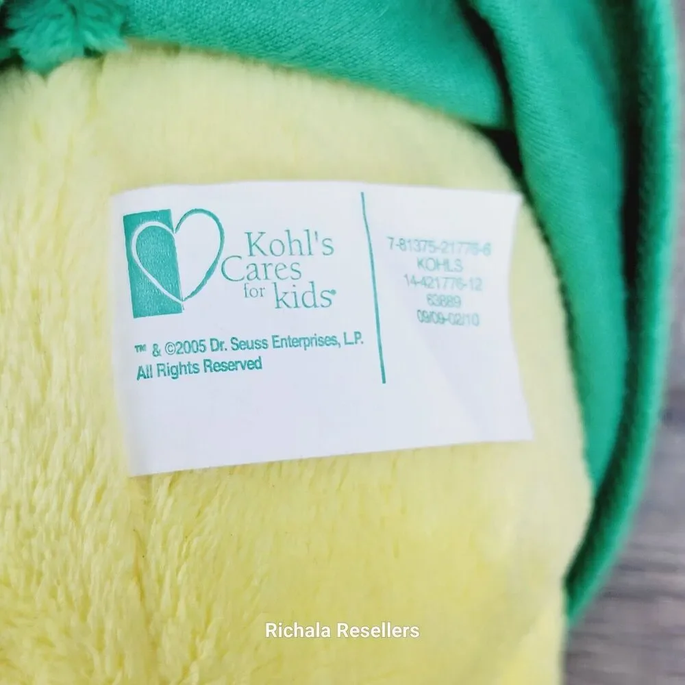 Kohls Cares Dr Seuss Sneetch Plush 17
